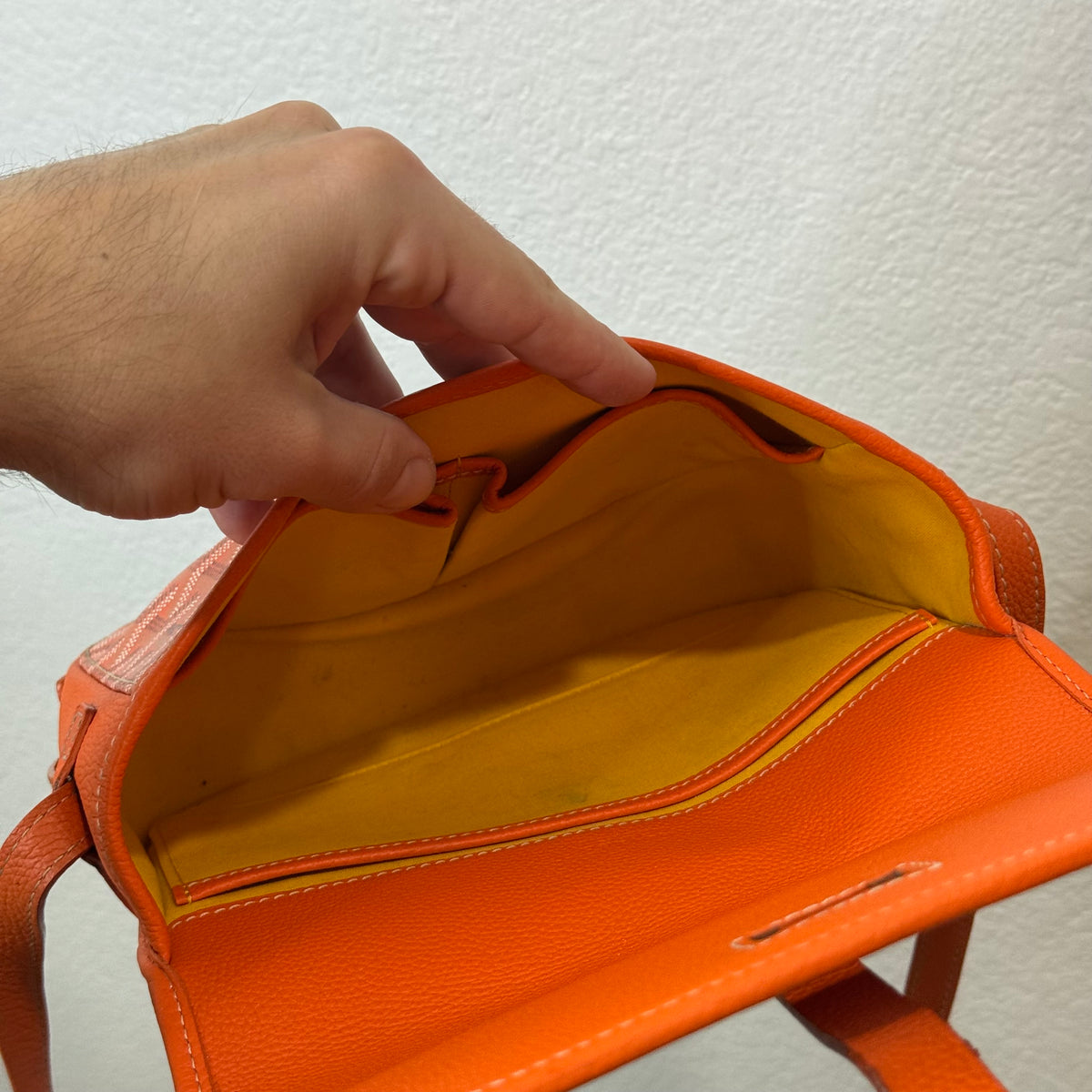 Goyard PM Belvedere Side Bag Orange