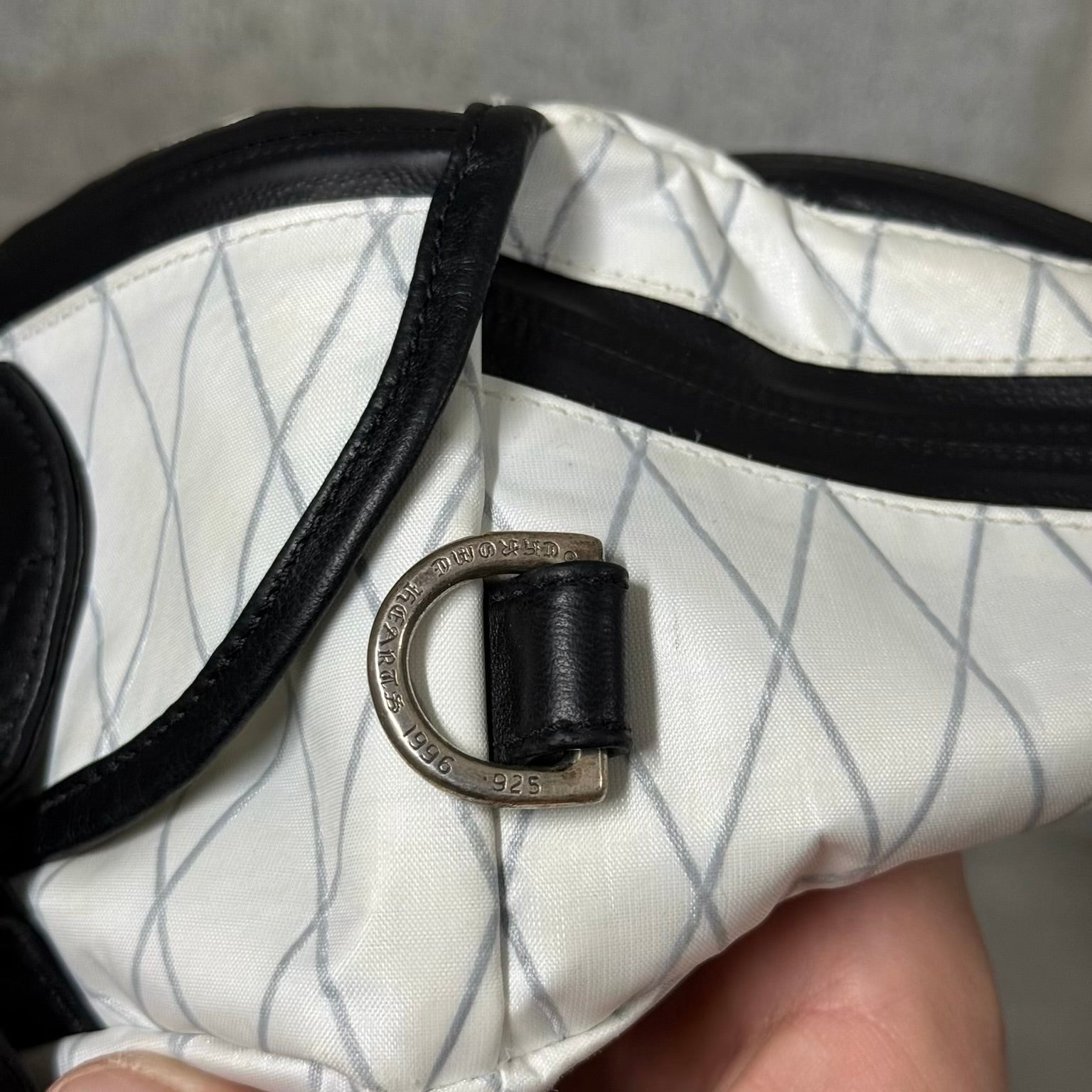 Chrome Hearts Snat Mini Bag Checkered White
