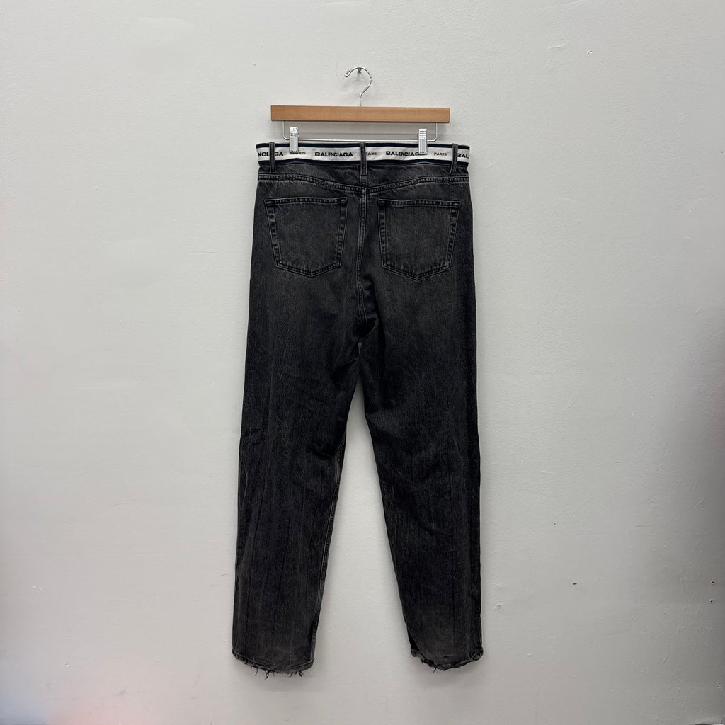 Balenciaga Waist Band Denim Jeans - Size M (36)