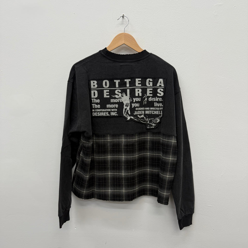 Bottega Desires Hybrid Flannel Shirt - Size M