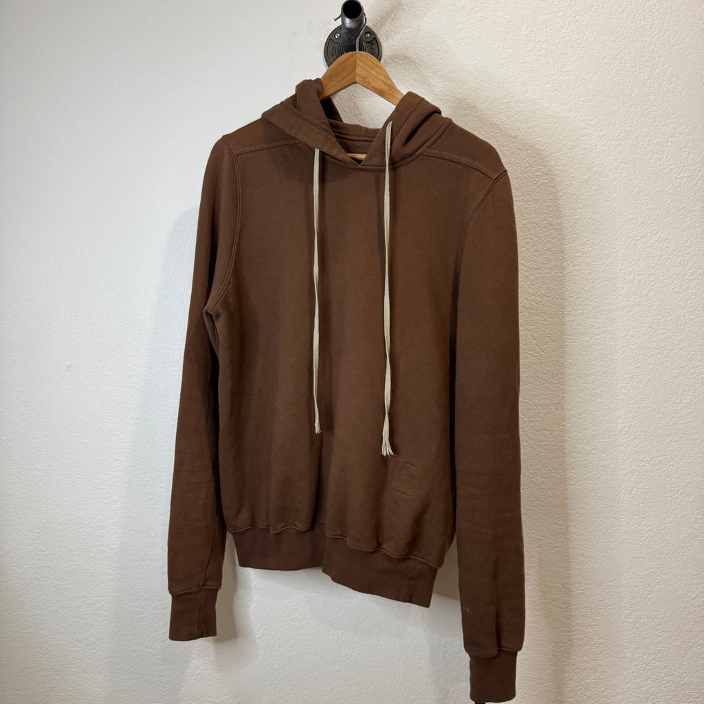 Rick Owens DRKSHDW Oversized Drawstring Hoodie Brown - Size S