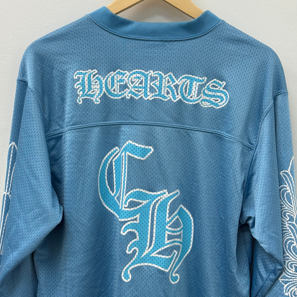 Chrome Hearts Blue Mesh Hockey Jersey - Size M
