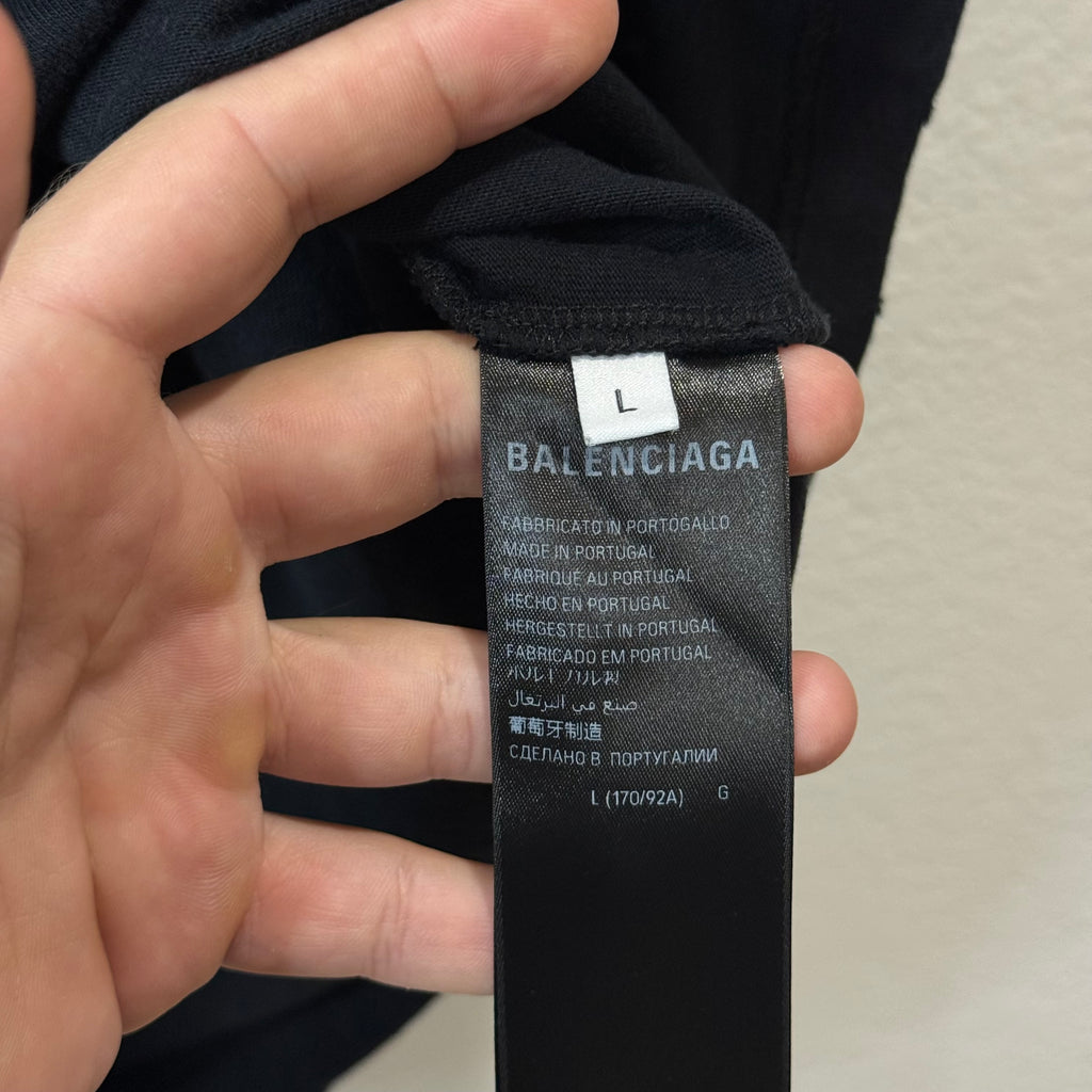 Balenciaga Campaign Logo T-Shirt - Size L