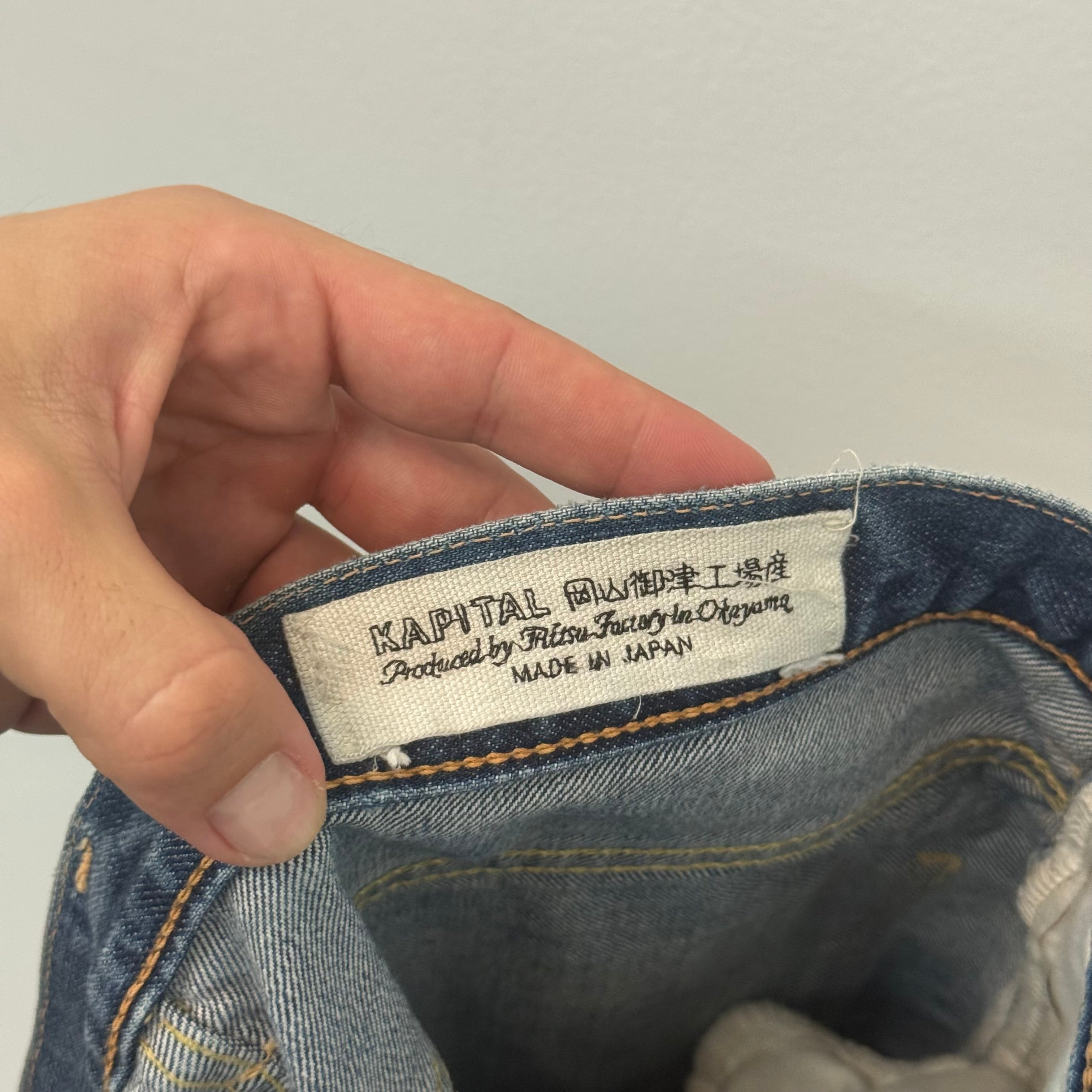 Kapital 14oz Monkey Cisco Denim Jeans - Size 34