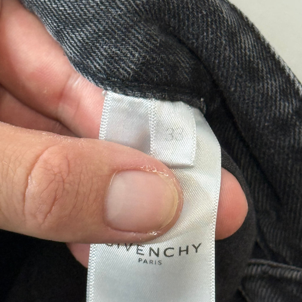 Givenchy Classic Black Denim Jeans - Size 33
