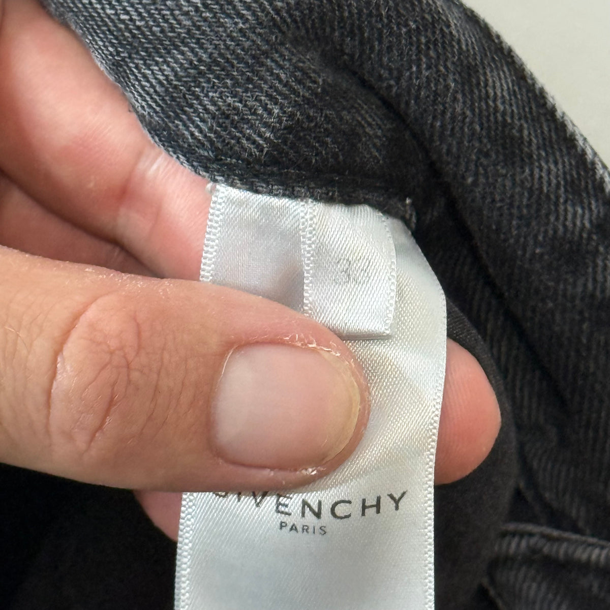 Givenchy Classic Black Denim Jeans - Size 33