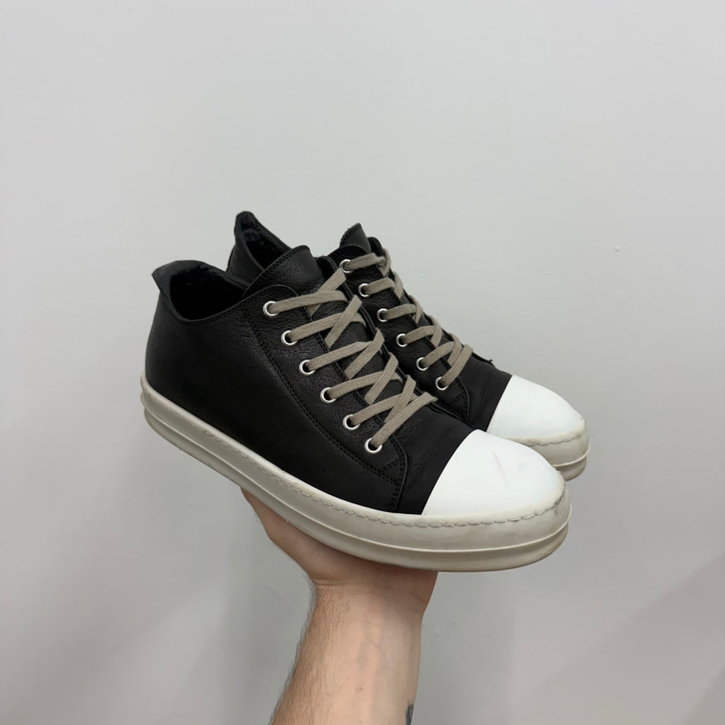 Rick Owens Mainline Leather Ramone Sneakers - Size 40 (US 7)