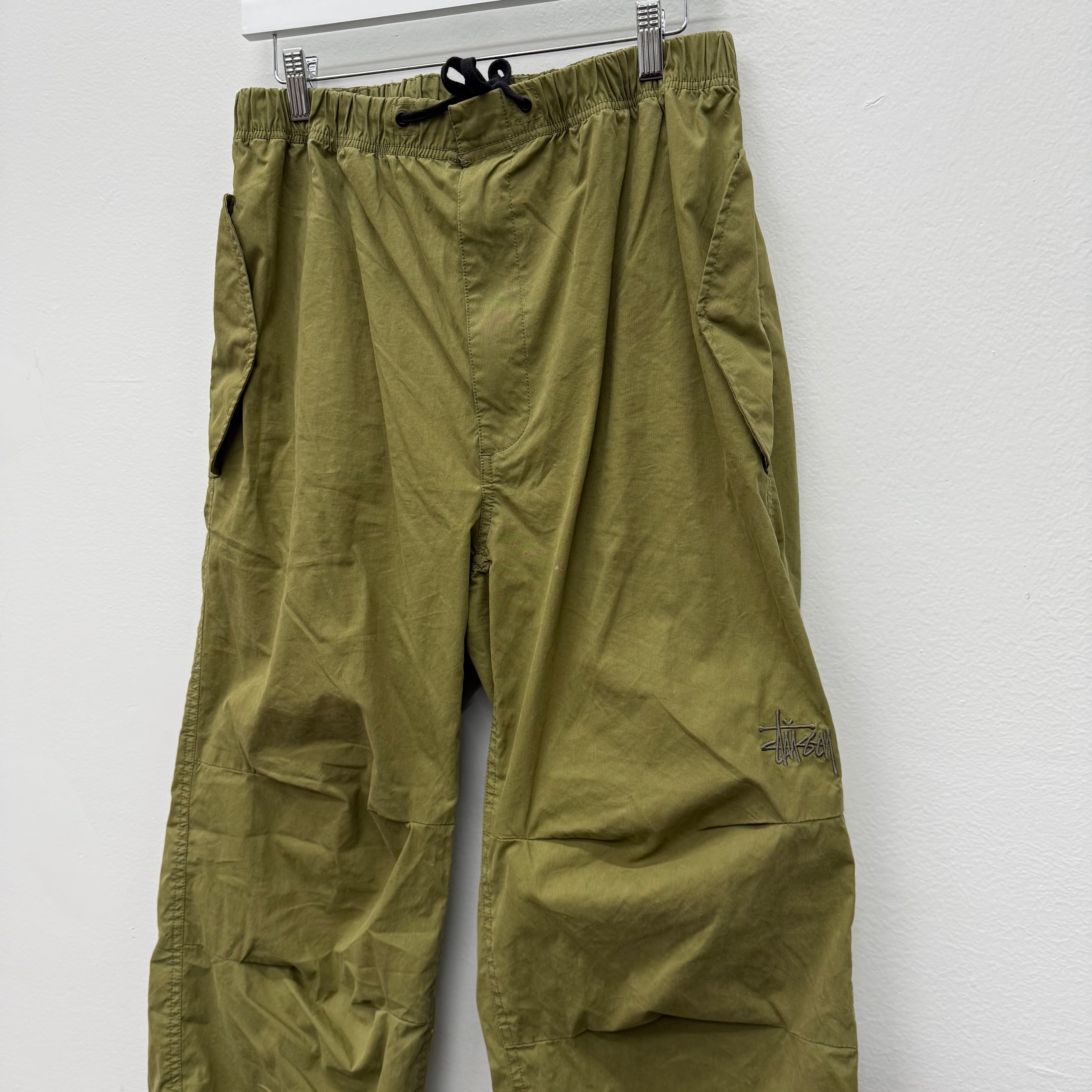 Stussy Green Cargo Pants - Size S
