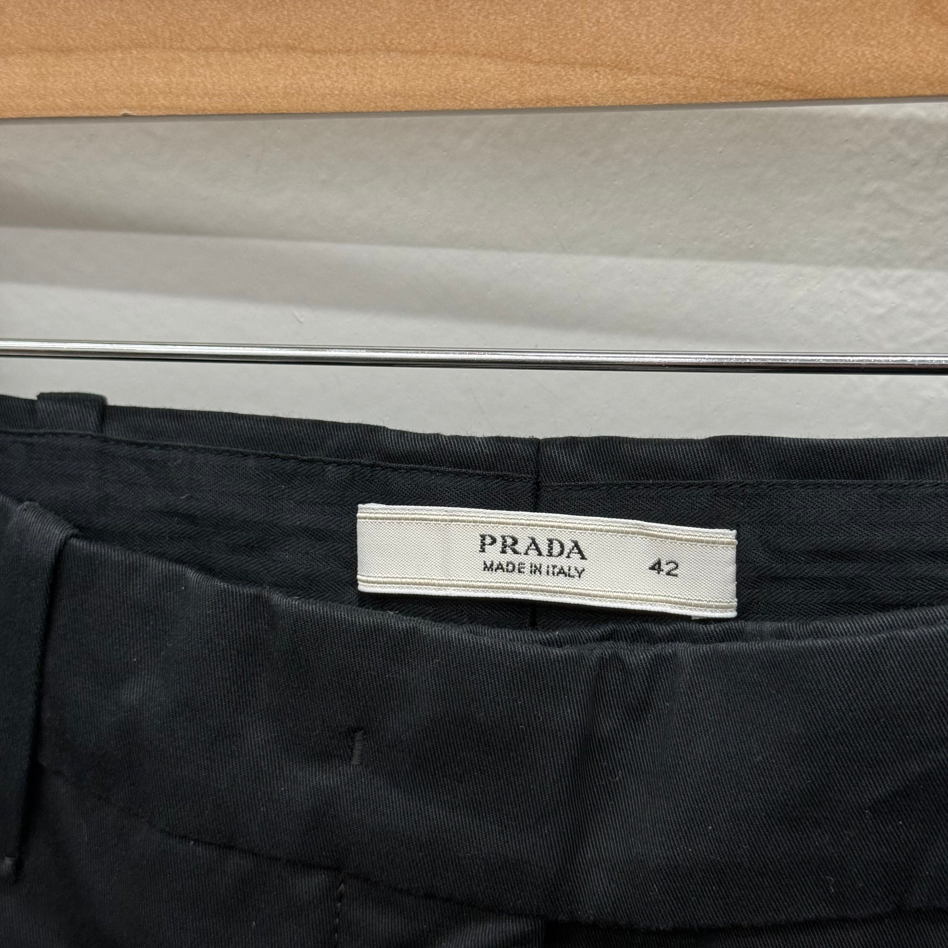 Prada Black Dress Trouser Pants - Size 42 (30)