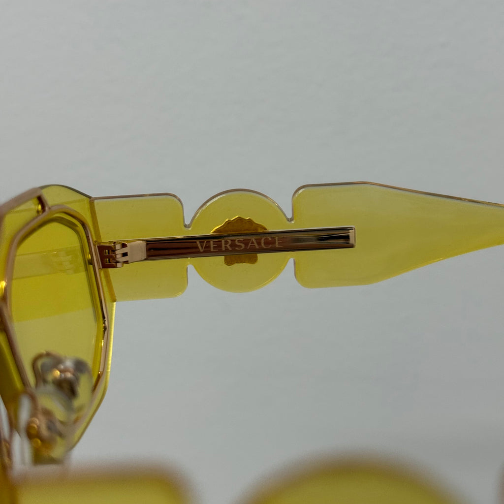 Versace Yellow Medusa Biggie Glasses