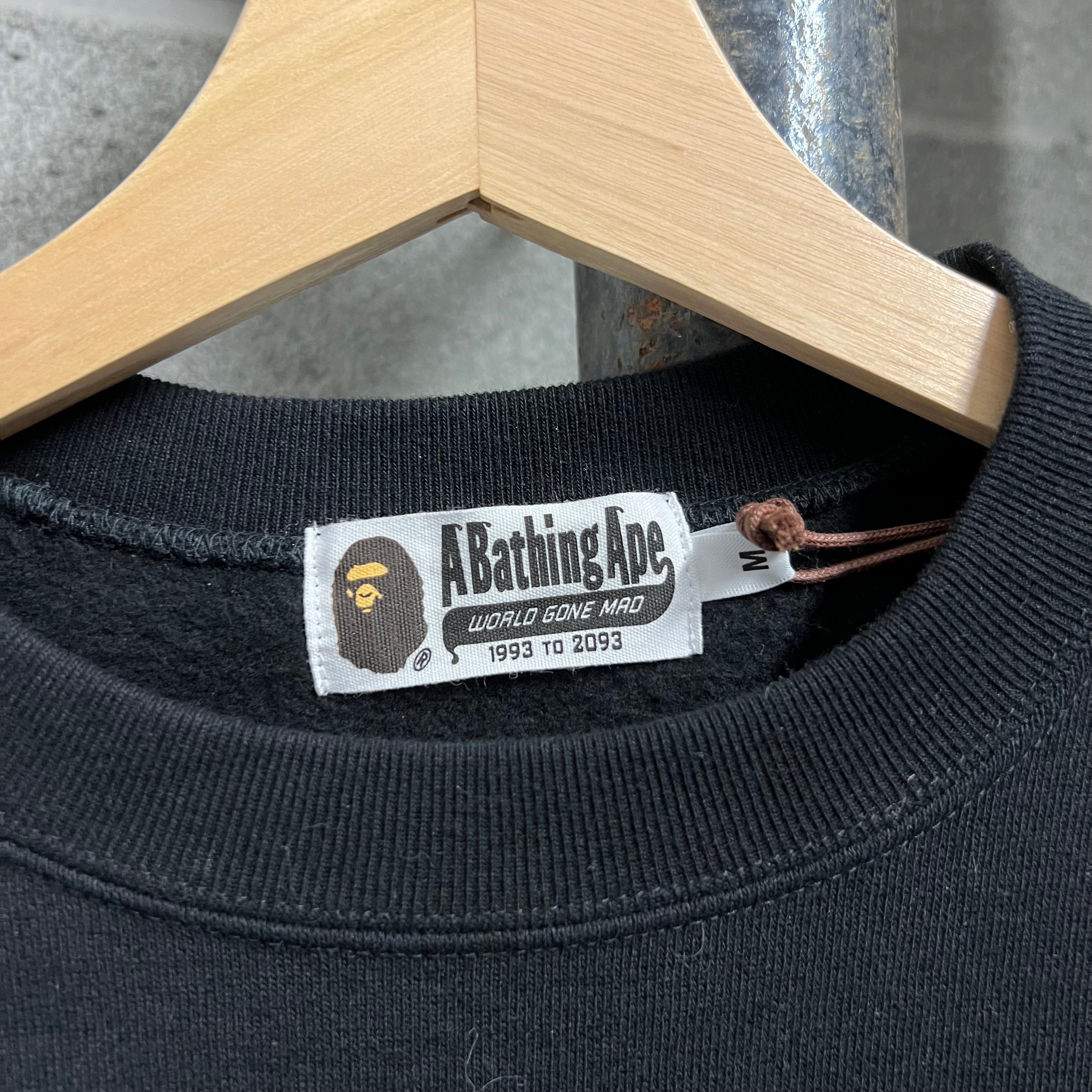 Bape x Kid Cudi Black Sta Logo Crewneck - Size M