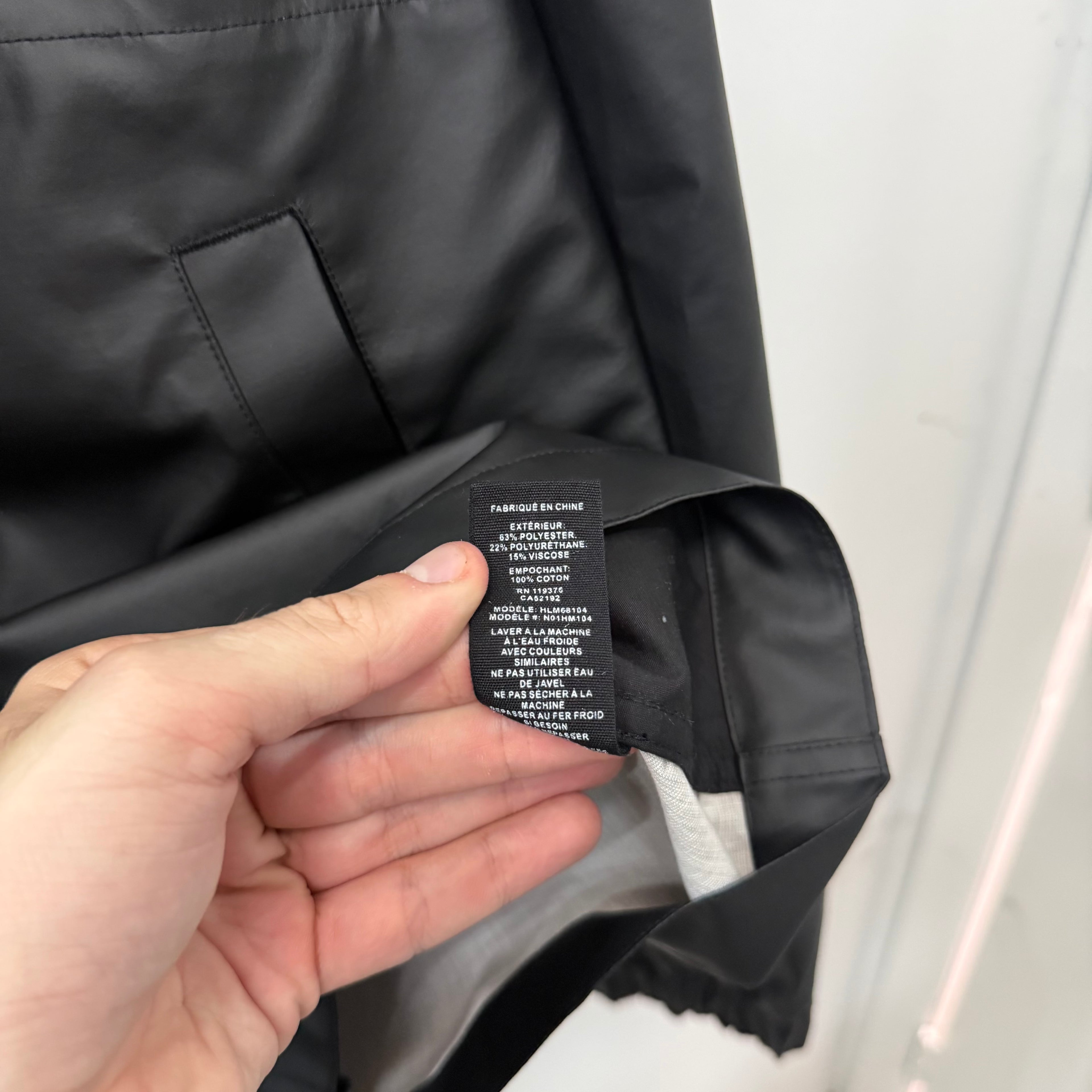 Helmut Lang Nylon Logo Light Jacket - Size XL