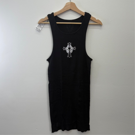 Chrome Hearts Hairy Cross Tank Top - Size L