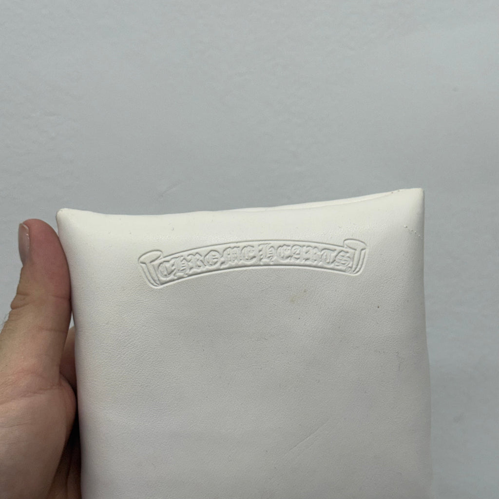 Chrome Hearts White Leather Pillow / Jewelry Display