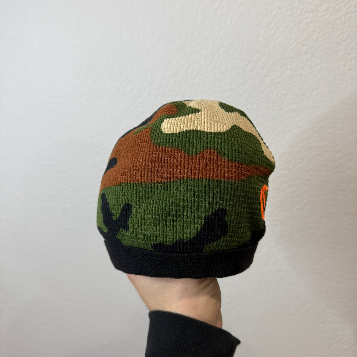 Chrome Hearts Matty Boy Caution Camo Skully Beanie
