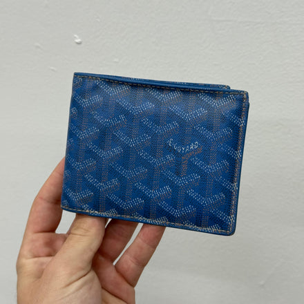 Goyard Bifold Wallet Blue