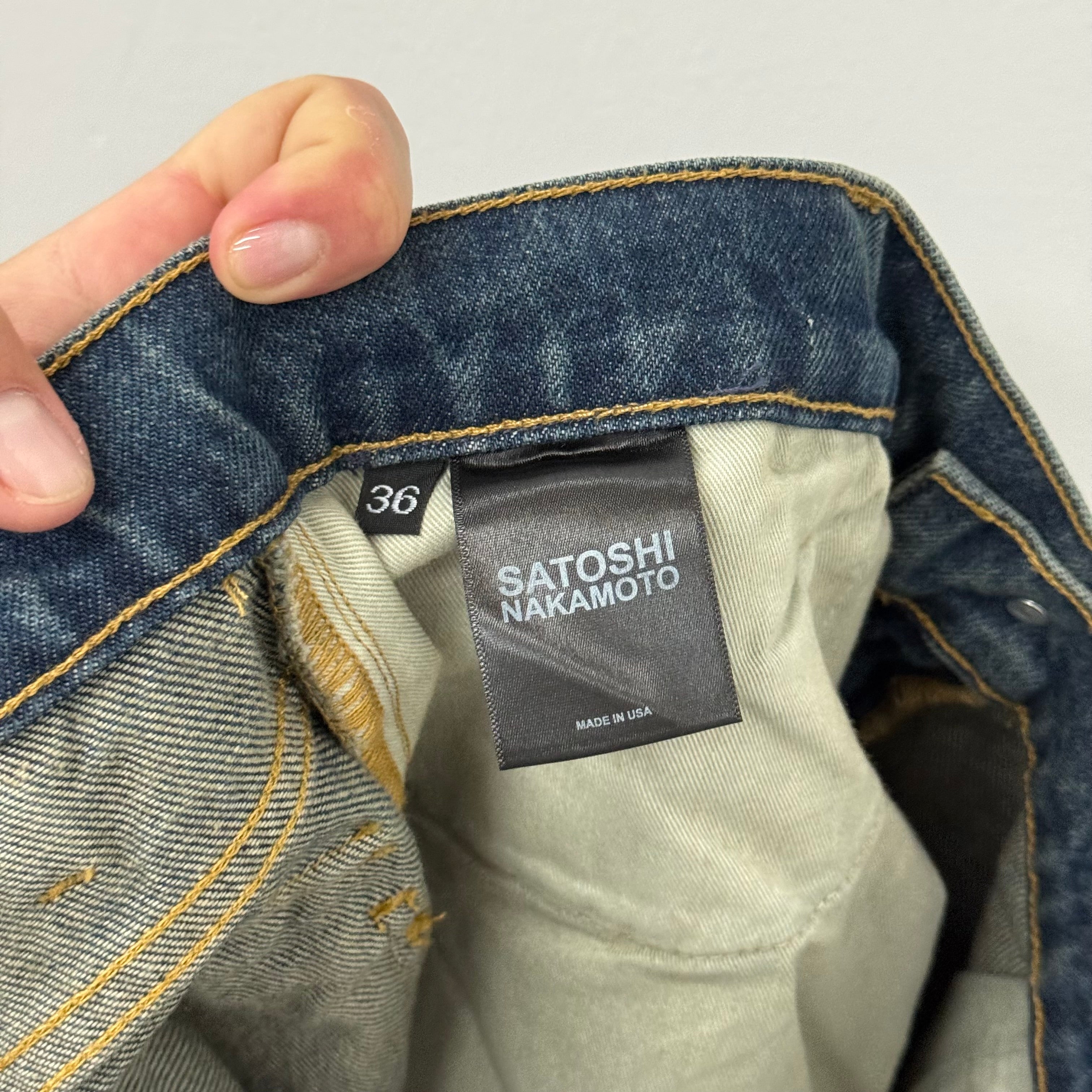 Satoshi Nakamoto Enduro Denim Jeans - Size 36