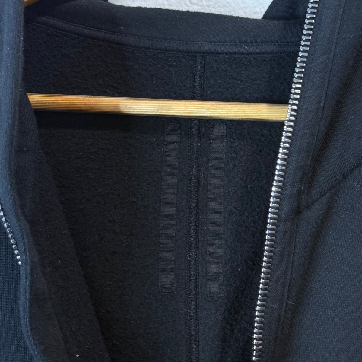 Rick Owens DRKSHDW Gimp Full Zip Hoodie Black - Size XL