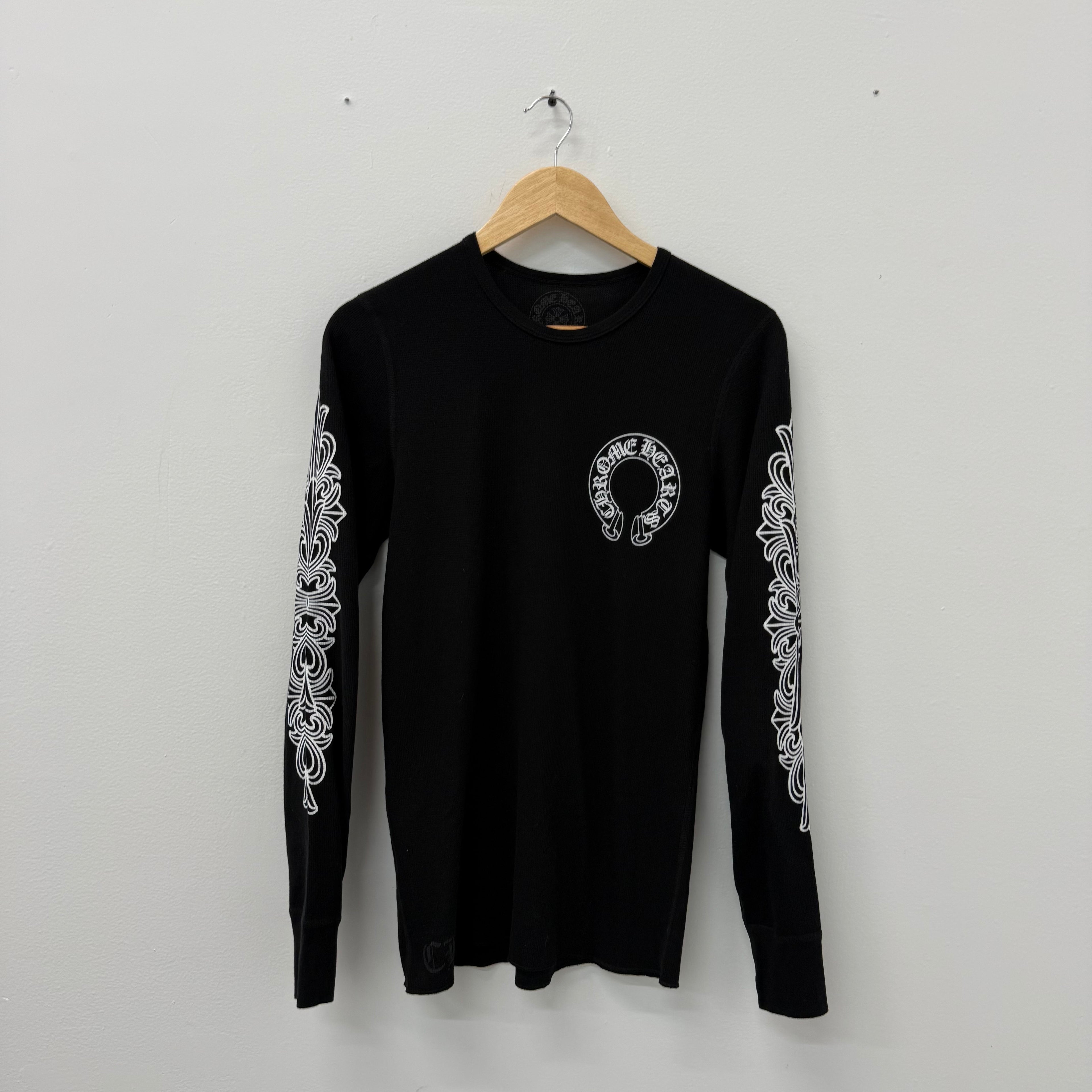 Chrome Hearts Floral Thermal Longsleeve Shirt - Size L