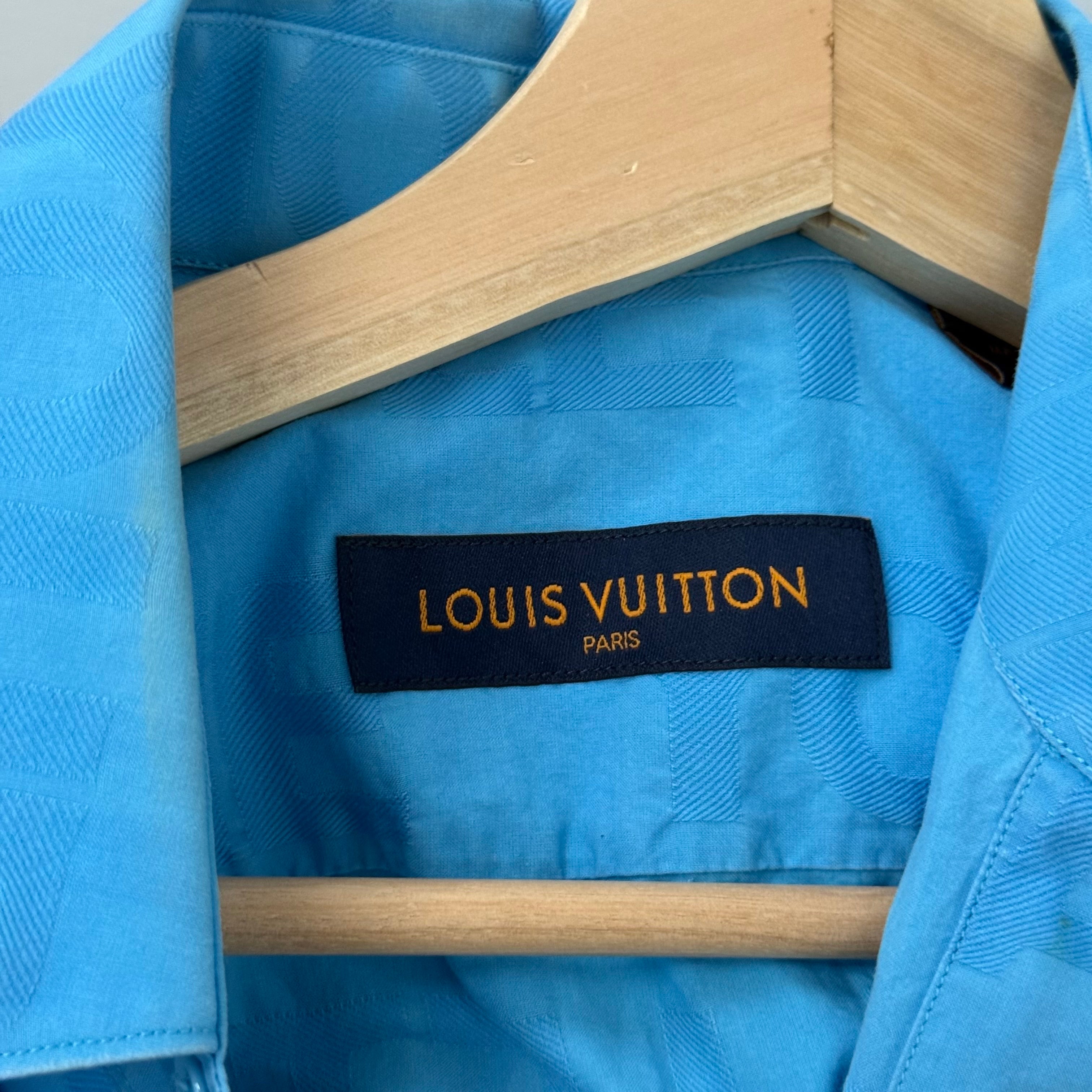 Louis Vuitton Tonal Letter Button Up Shirt - Size XS