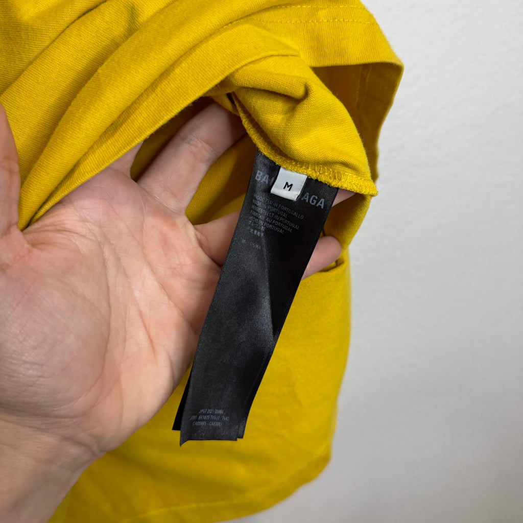 Balenciaga Campaign Yellow T-Shirt - Size M
