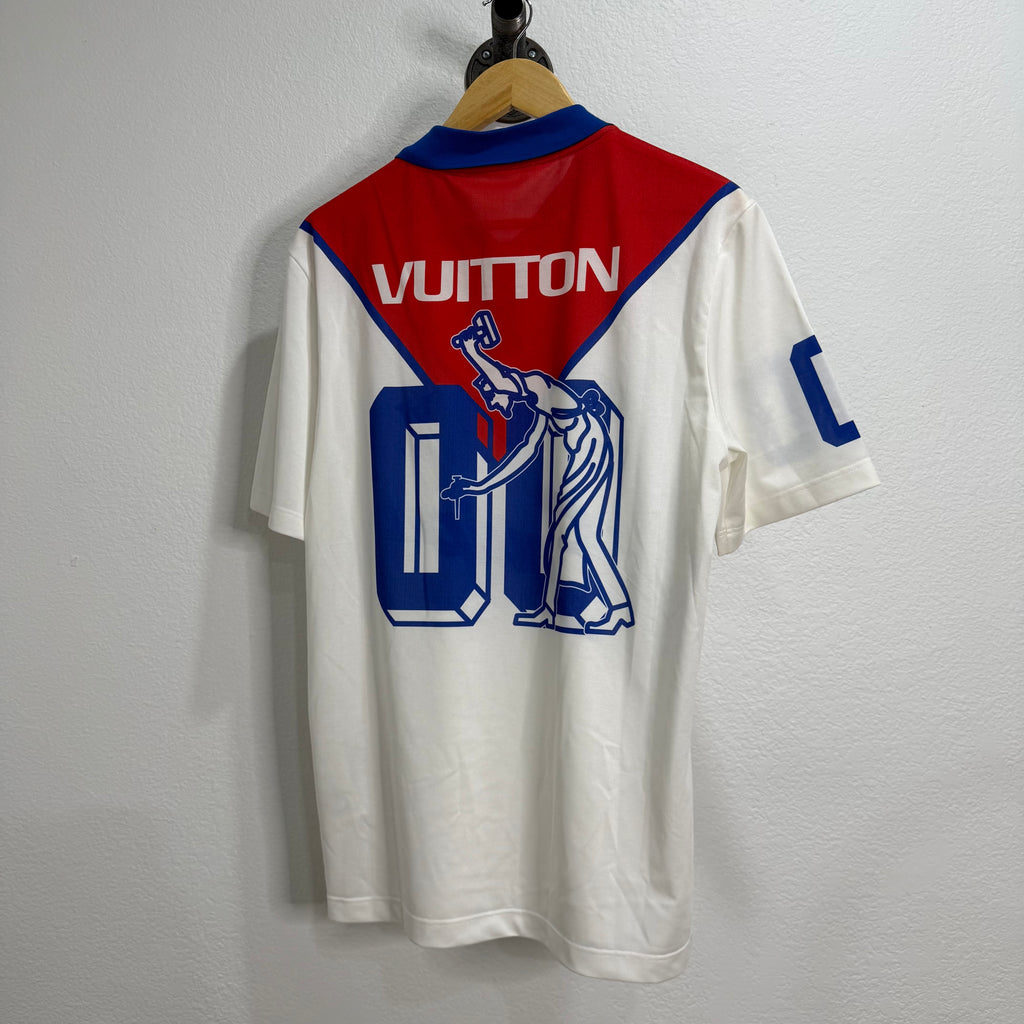 Louis Vuitton Launch the Equipe Soccer Polo Shirt - Size L