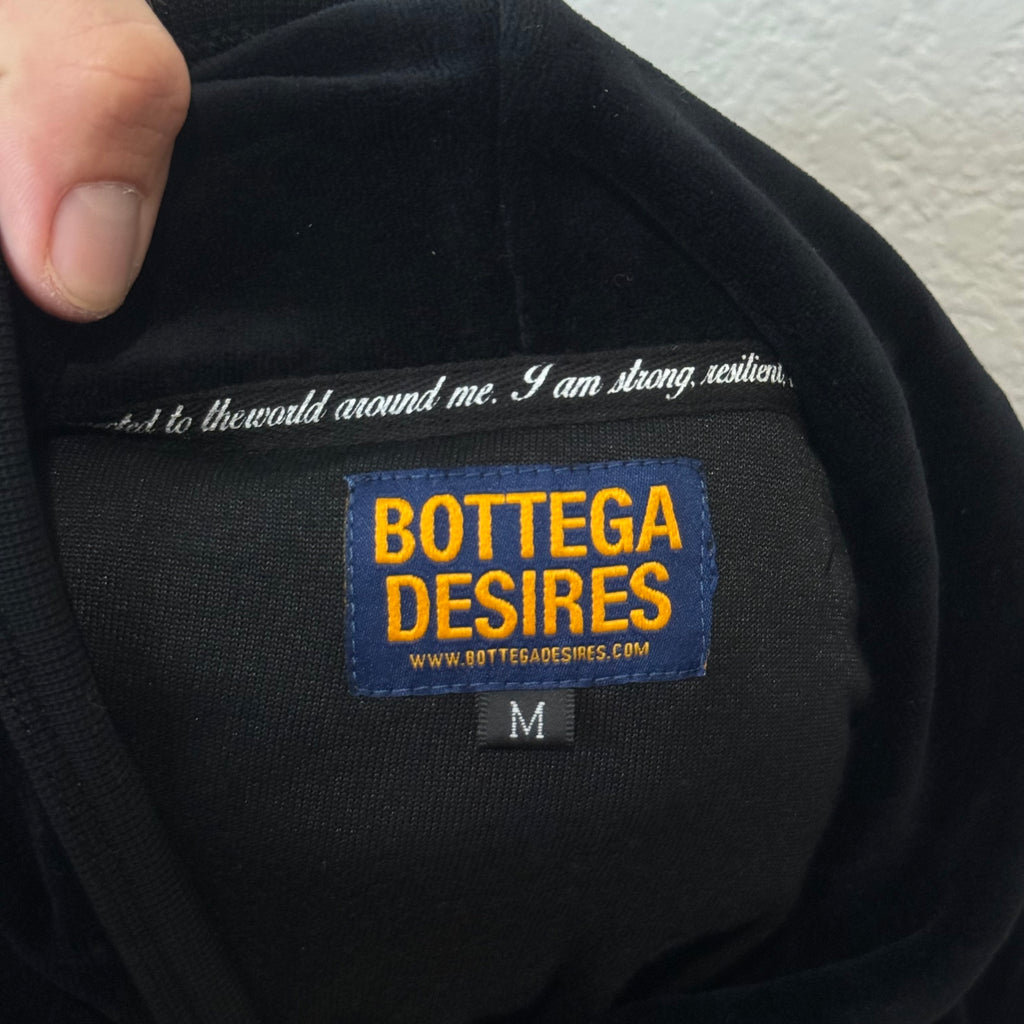 Bottega Desires Womans Velour Set Top Zip Jacket