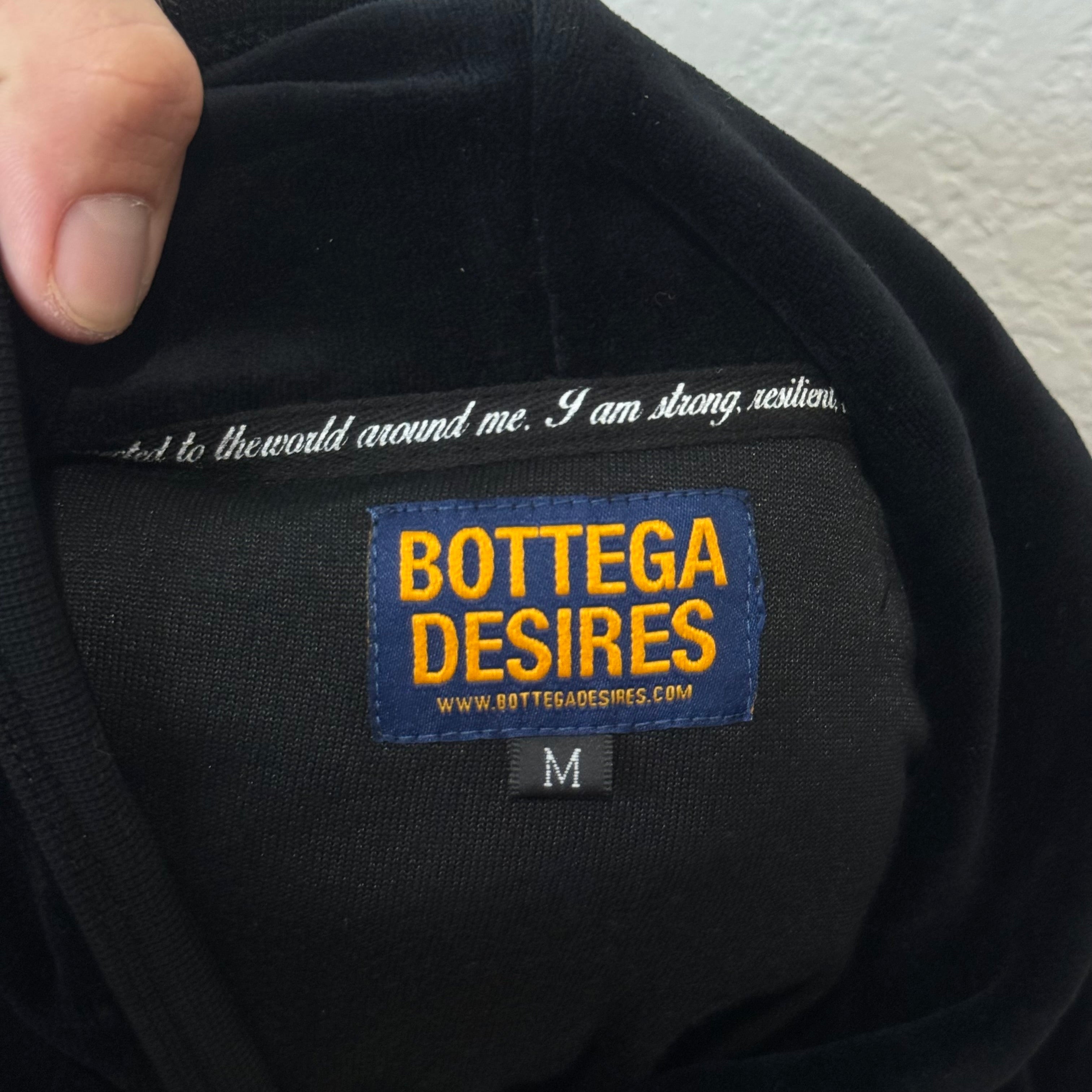 Bottega Desires Womans Velour Set Top Zip Jacket