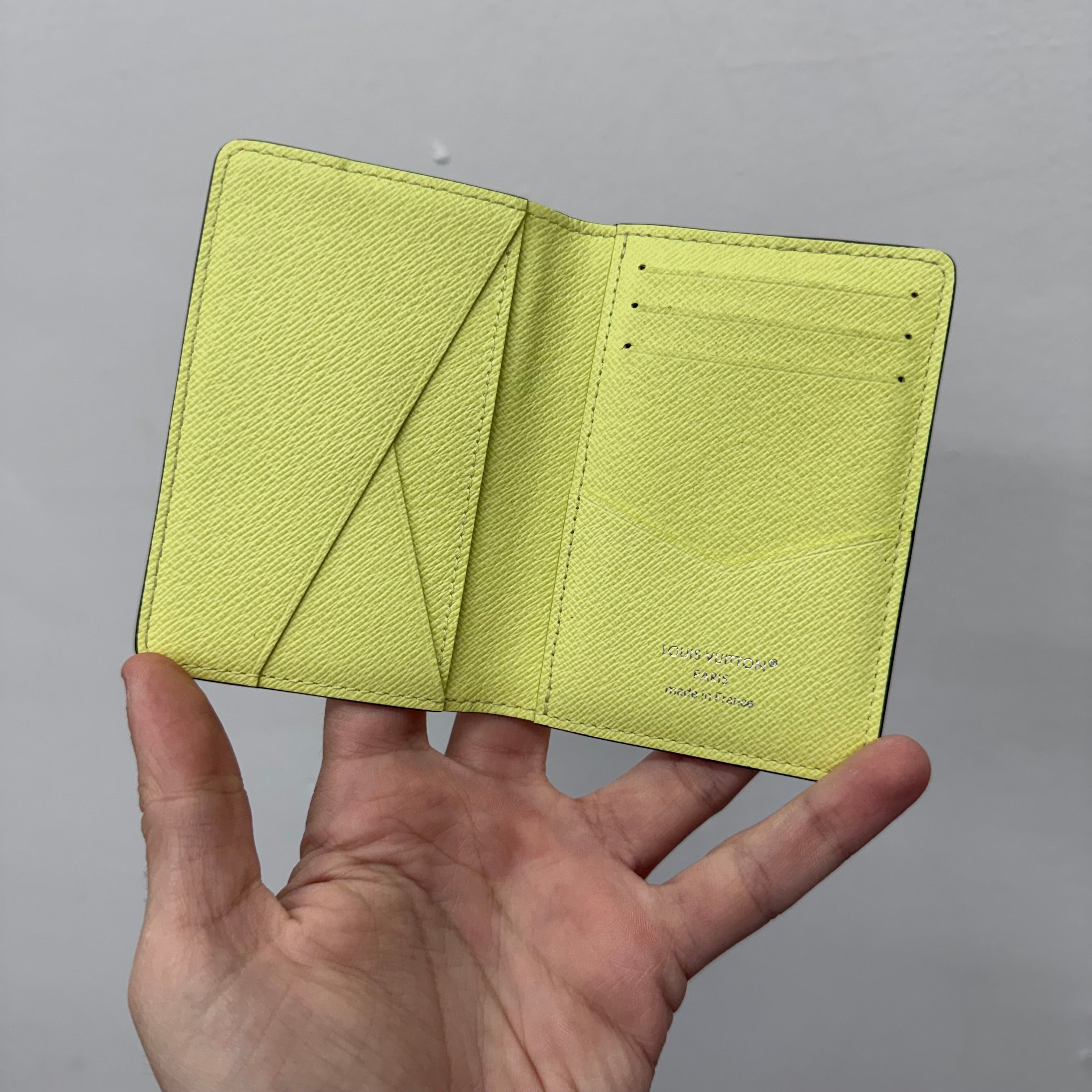 Louis Vuitton Yellow Bifold Cardholder Wallet