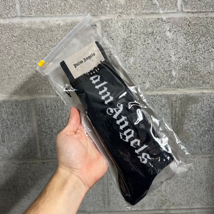 Palm Angels Gothic Logo Socks