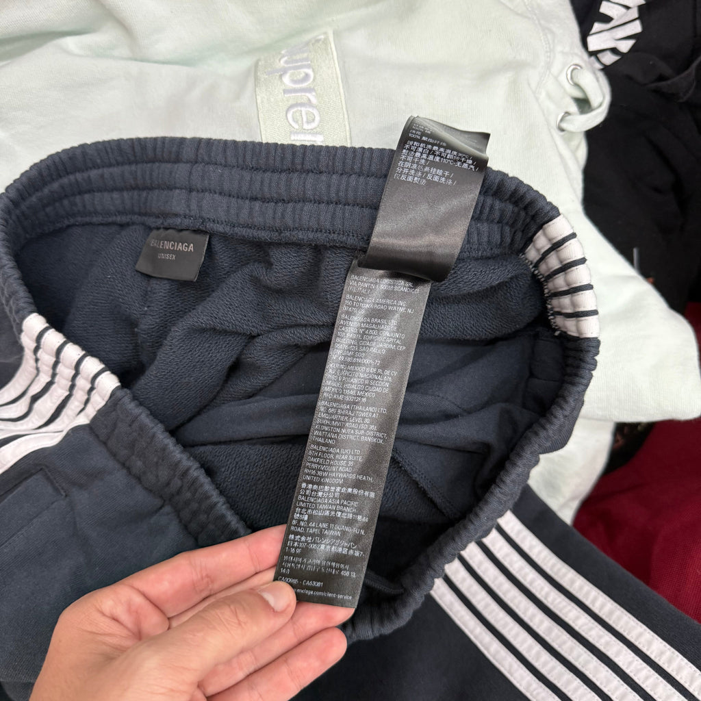Balenciaga Icon Navy Baggy Sweatpants - Size S