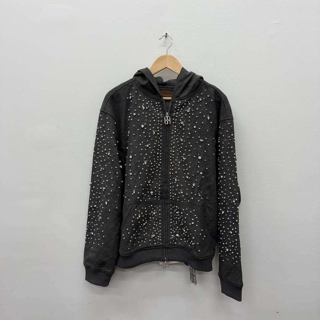 Birth of A Royal Child Black Pearl Zip Hoodie - Size L