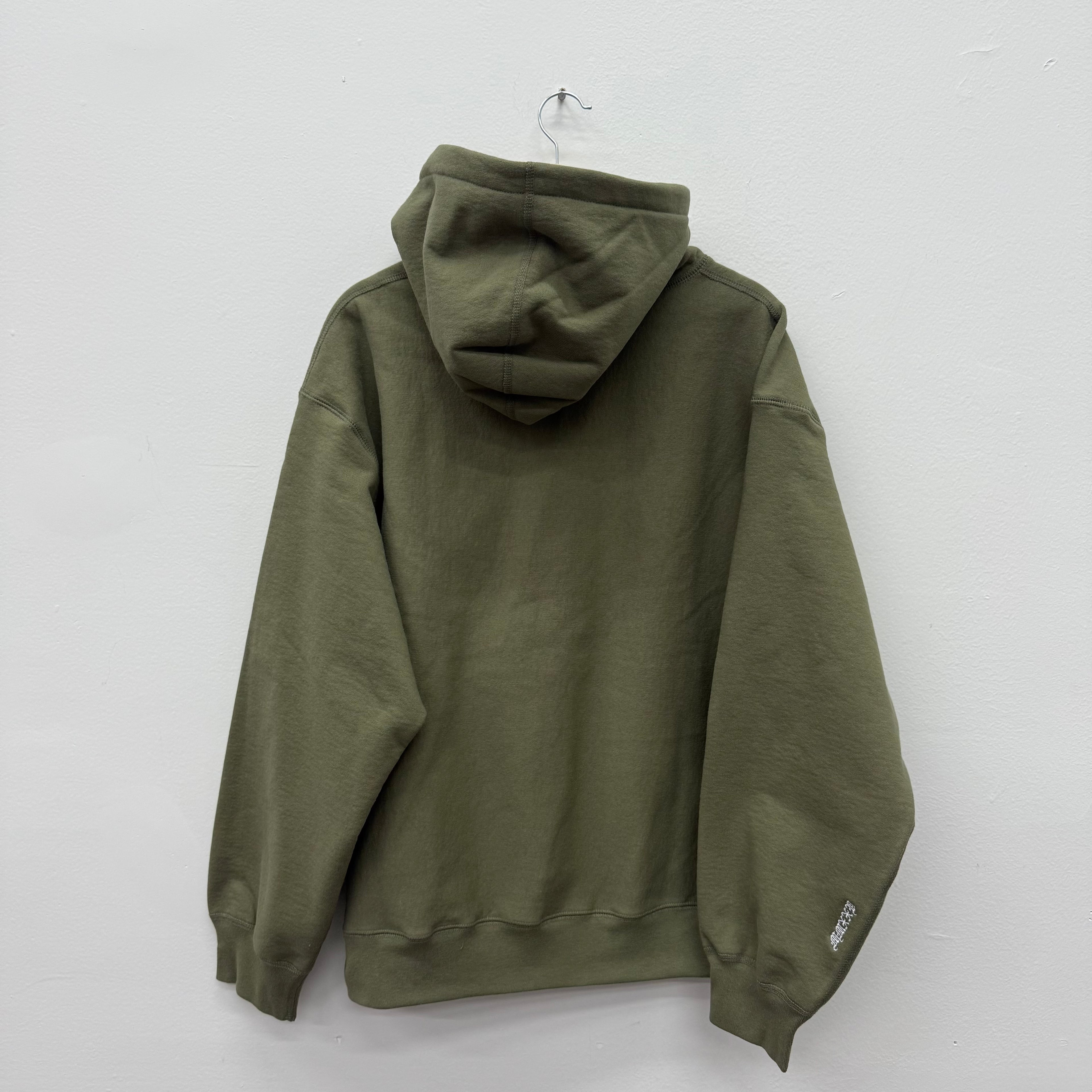 Supreme FW25 Olive Box Logo Hoodie - Size L
