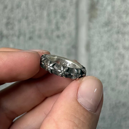 Chrome Hearts Star Band Ring - Size 5