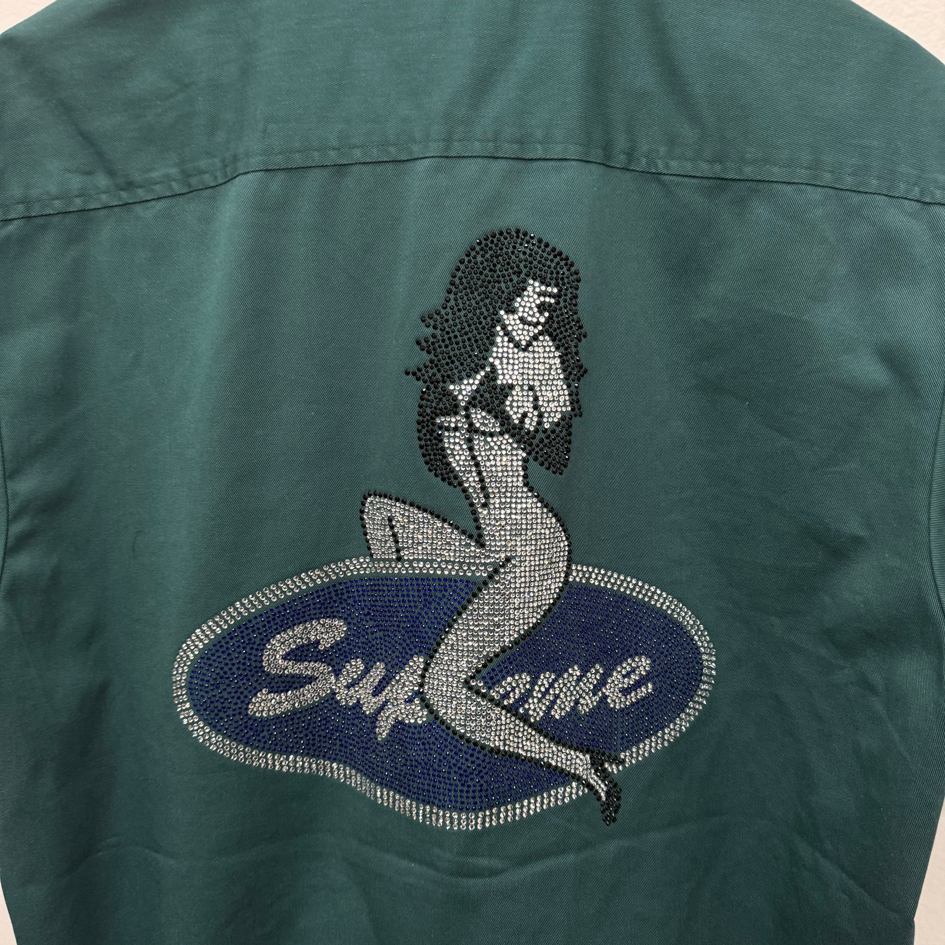 Supreme Rhinestone Lady Work Shirt - Size M