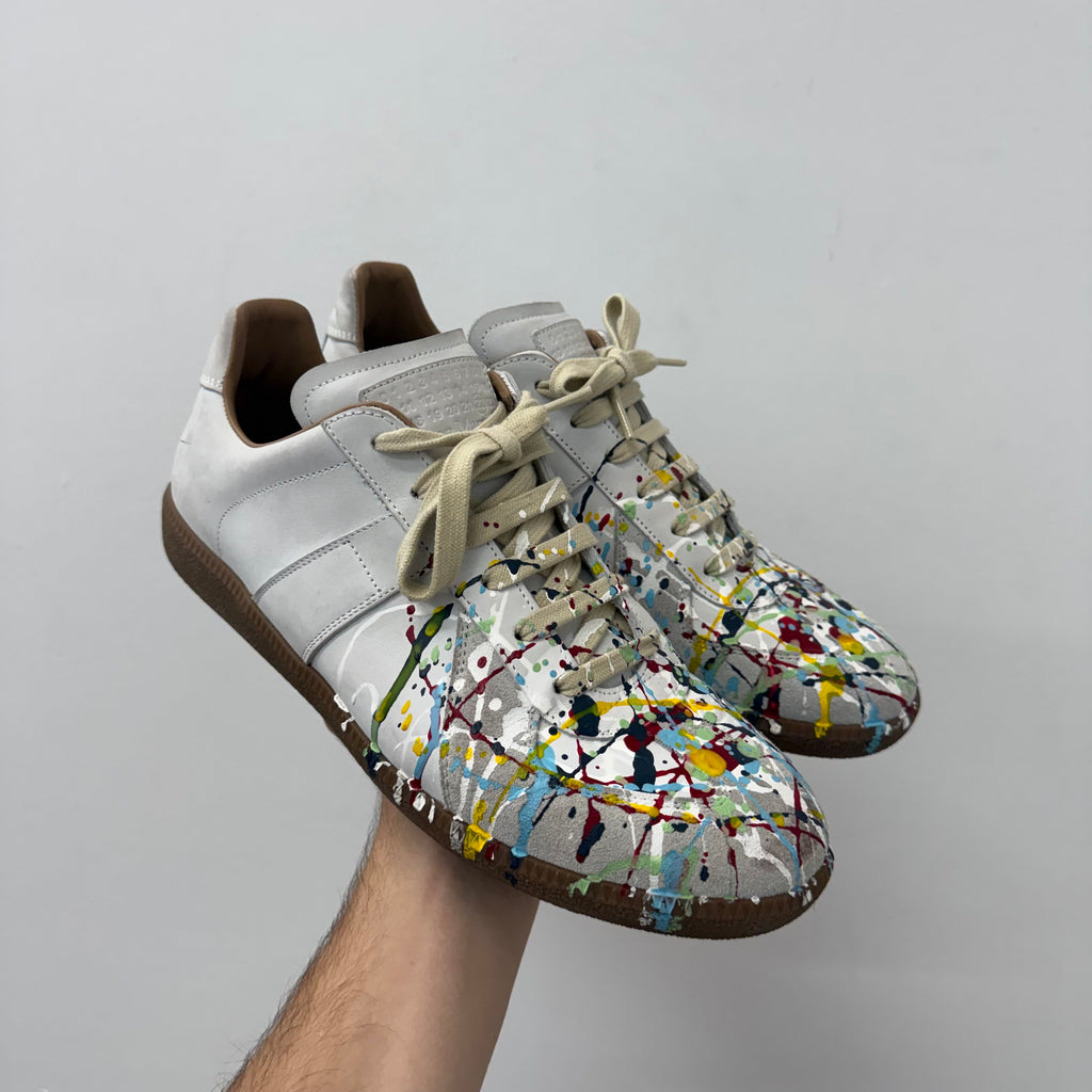 Maison Margiela Replica Splatter Gat Sneakers - Size 44 (11)