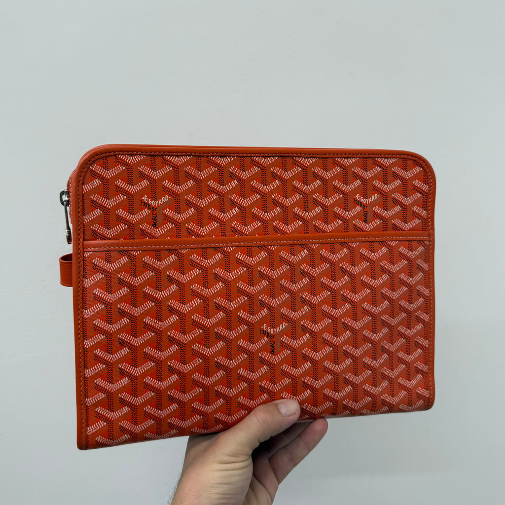 Goyard Orange PM Jouvence Toiletry Bag