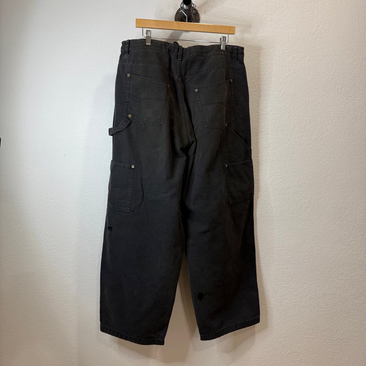 Balenciaga Double Knee Black Denim Pants - Size 46 (34)