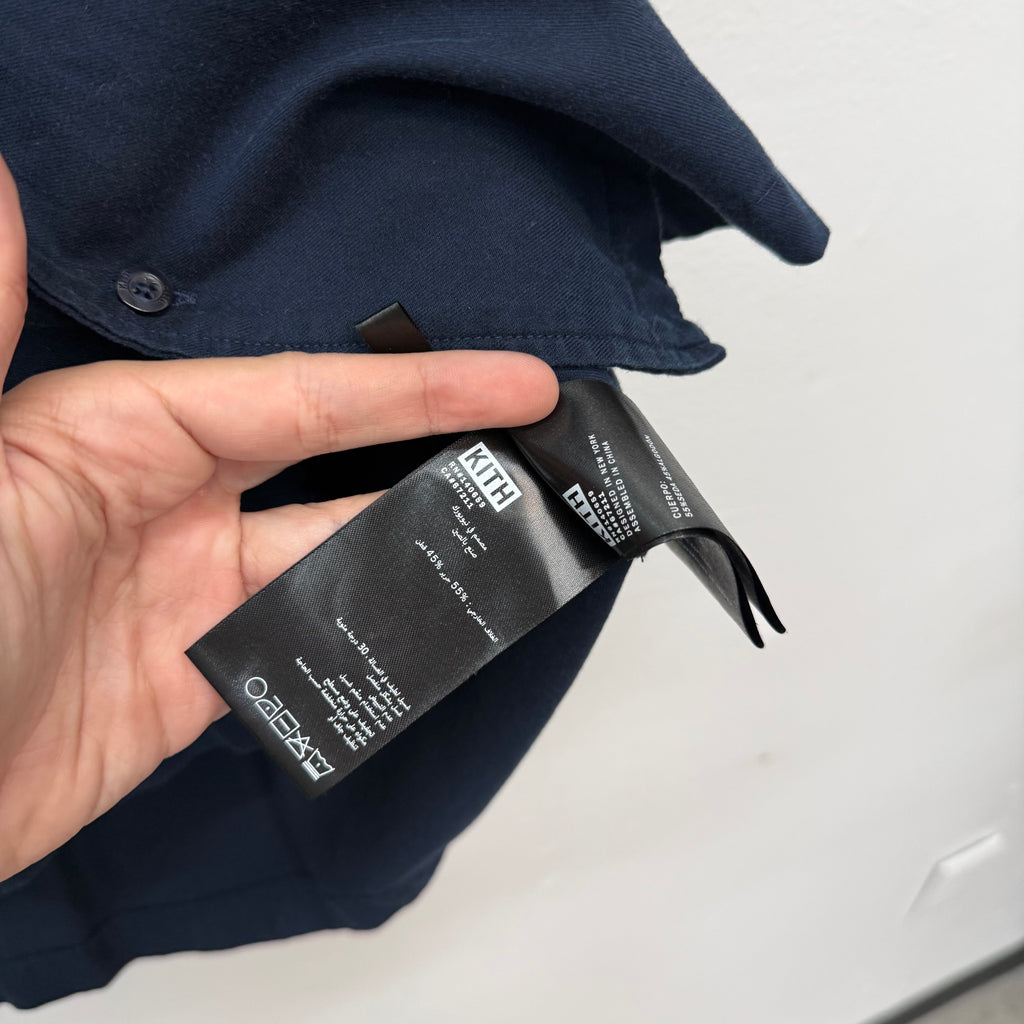 Kith Lounge Button Up Shirt Navy - Size S