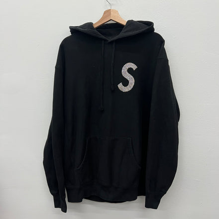 Supreme Swarovski S Logo Hoodie - Size L