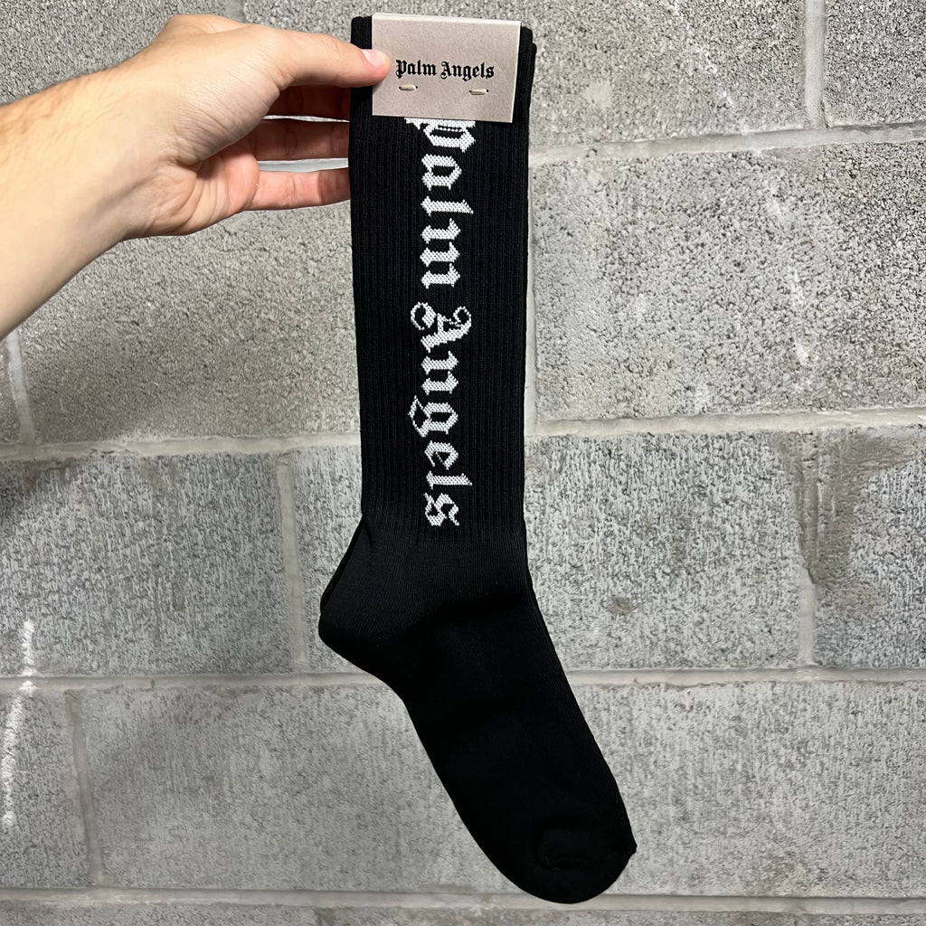Palm Angels Gothic Logo Socks