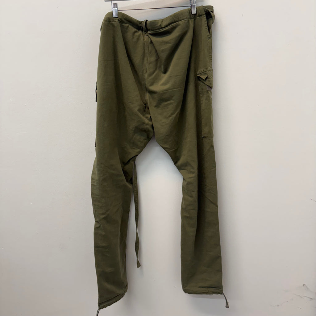 Fear of God Mainline Jiu Jitsu Green Cargo Pants - Size XL