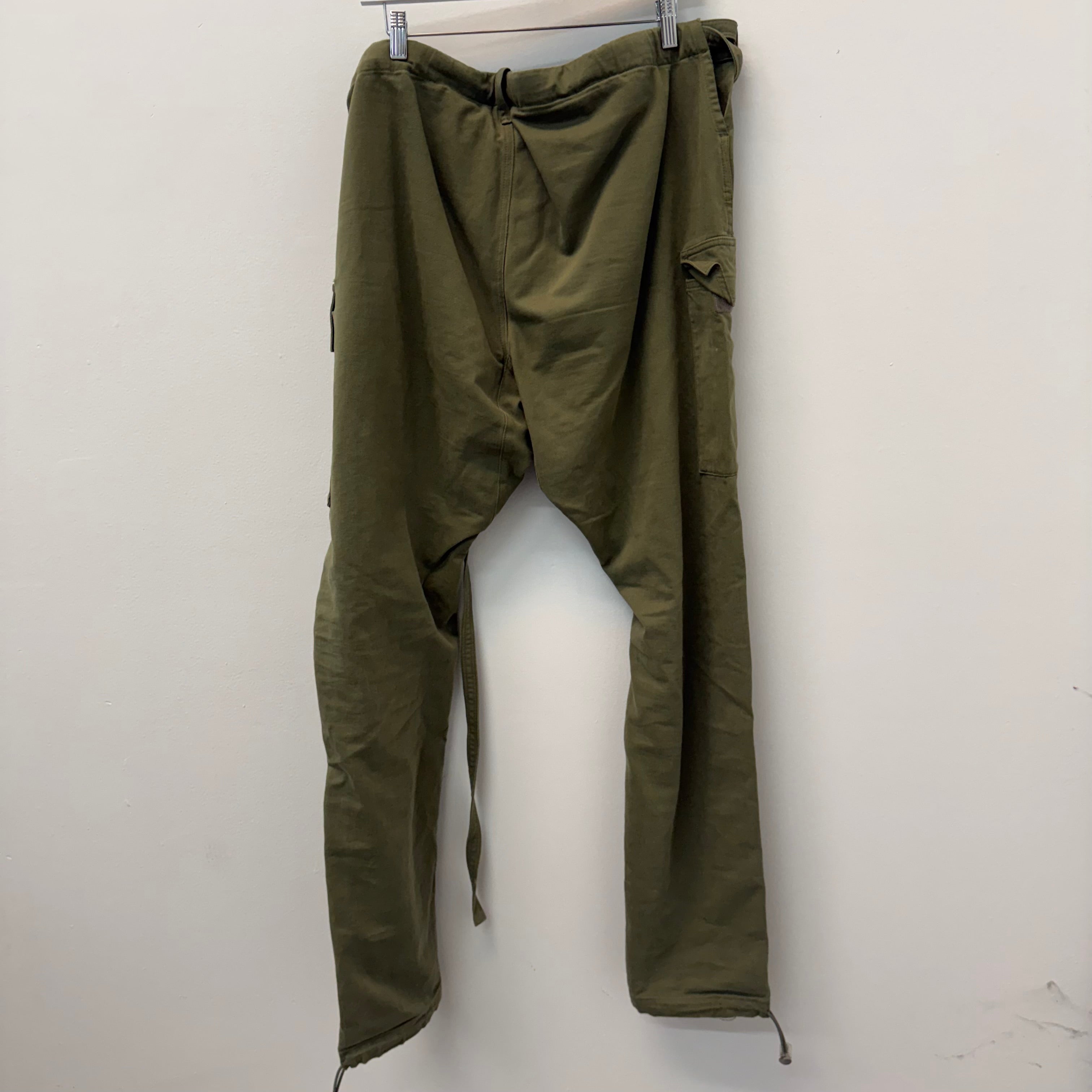 Fear of God Mainline Jiu Jitsu Green Cargo Pants - Size XL