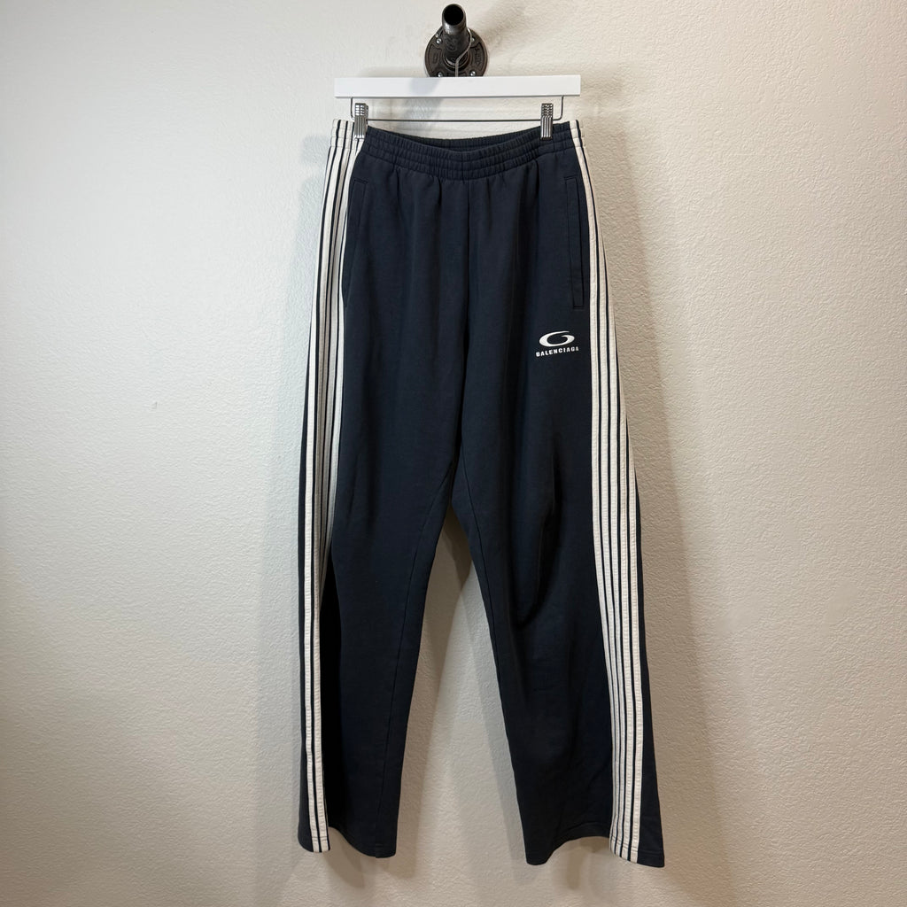 Balenciaga Navy Blue Straight Sweatpants - Size S (30-32)
