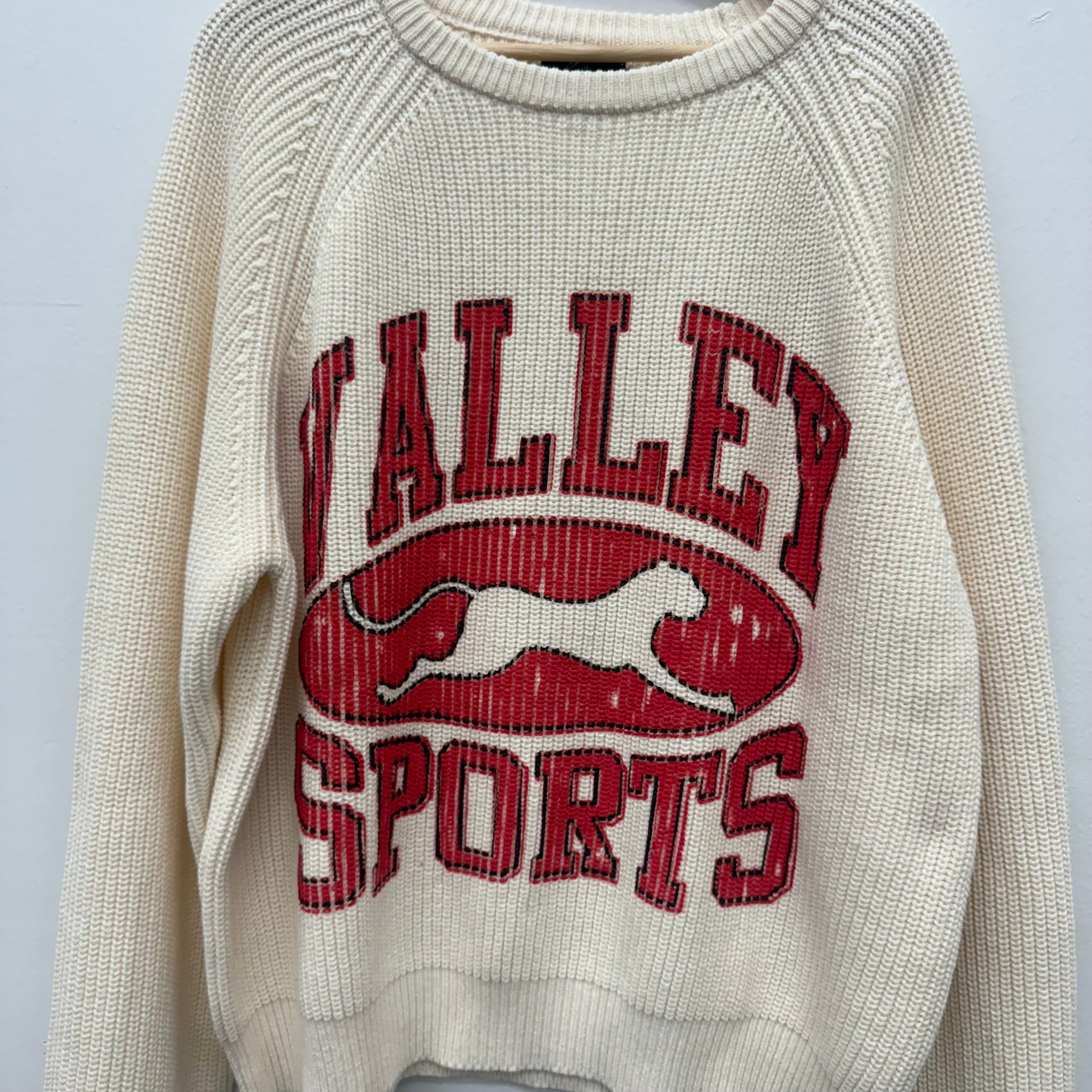 Vale Valley Sports Knit Sweater - Size L