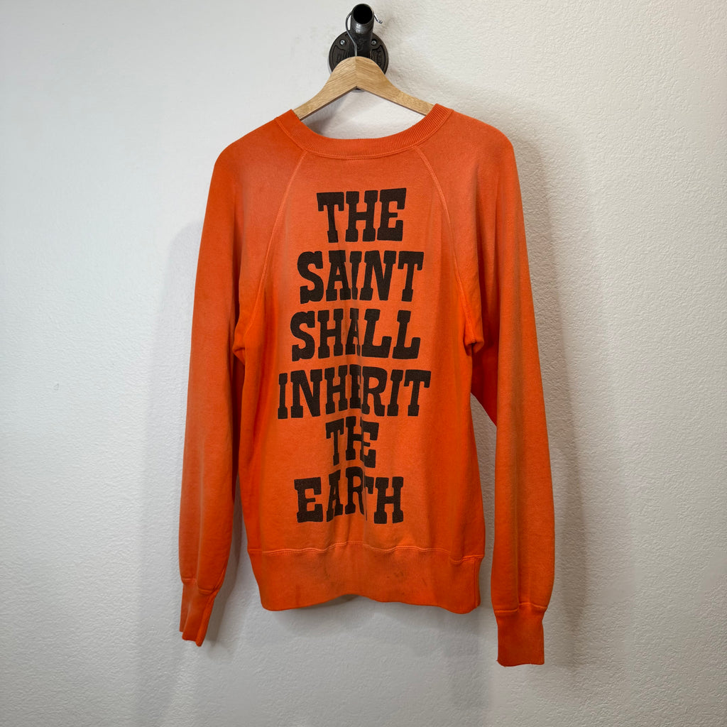 Saint Michael Snoopy Peanuts Linus Crewneck Orange - Size S