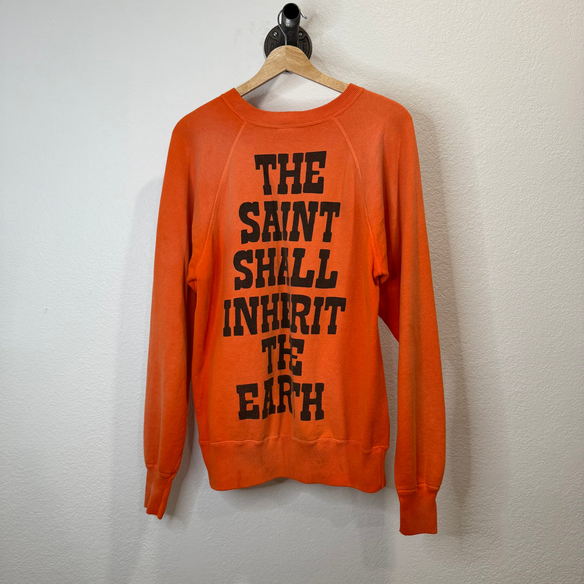 Saint Michael Snoopy Peanuts Linus Crewneck Orange - Size S