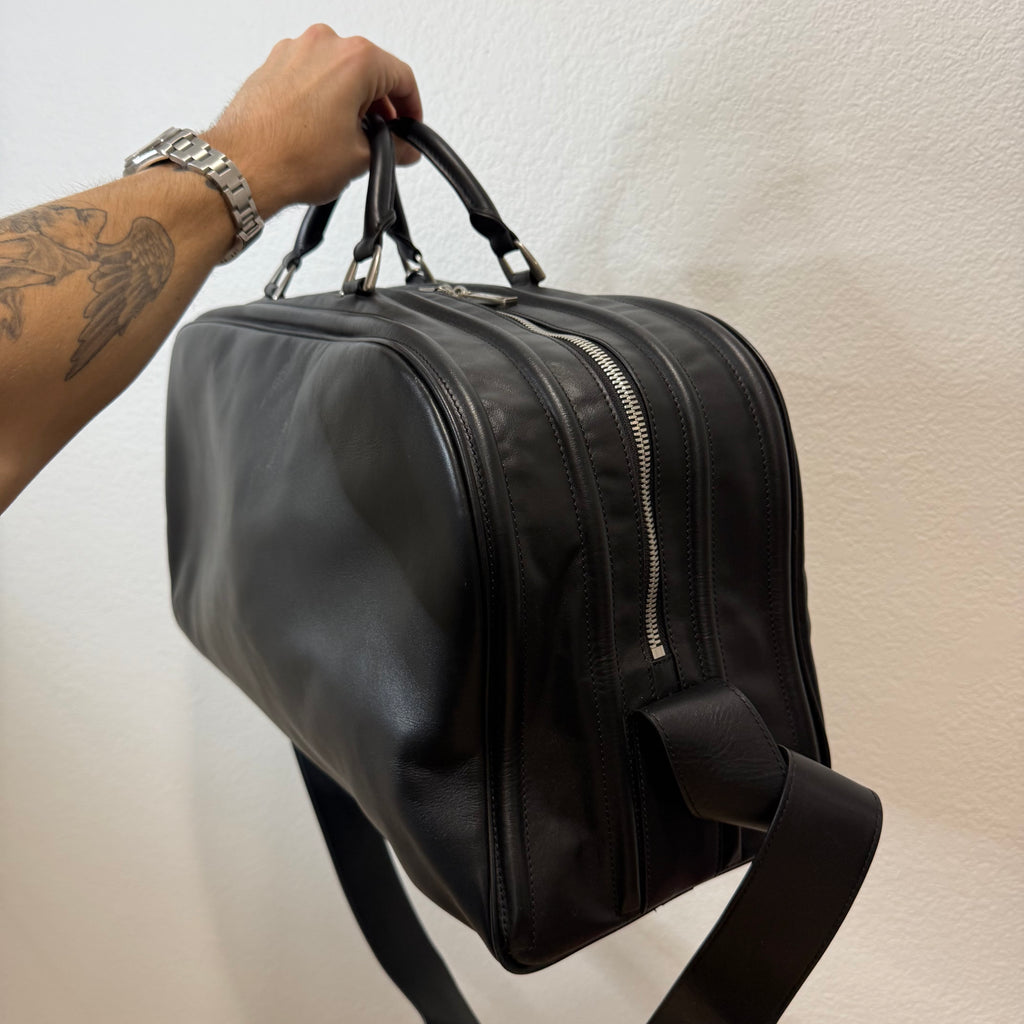 ERD Enfants Riches Déprimés Leather Travel Buckle Bag Black