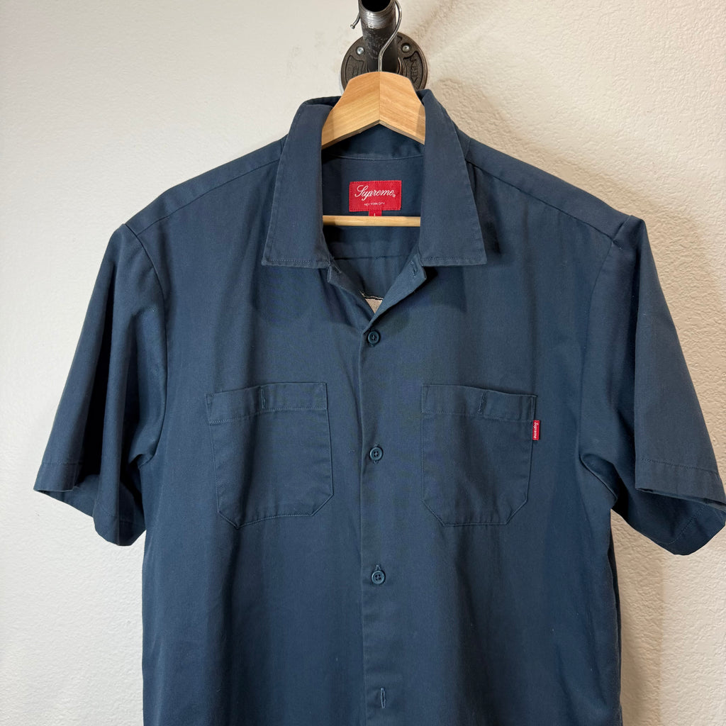 Supreme Gonz Ramm Work Shirt Navy - Size L