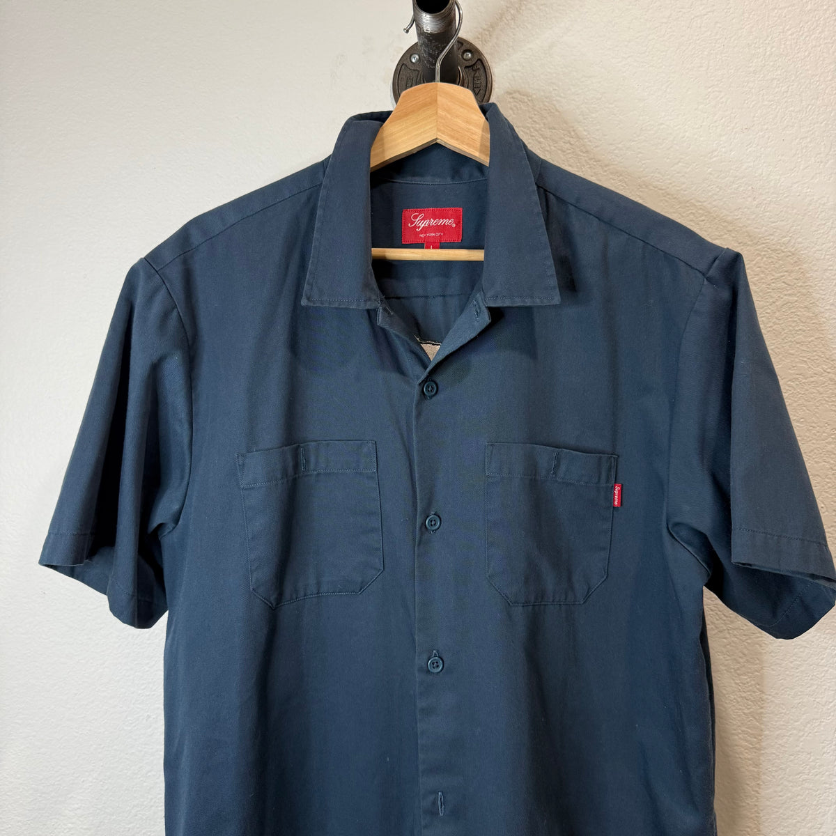 Supreme Gonz Ramm Work Shirt Navy - Size L